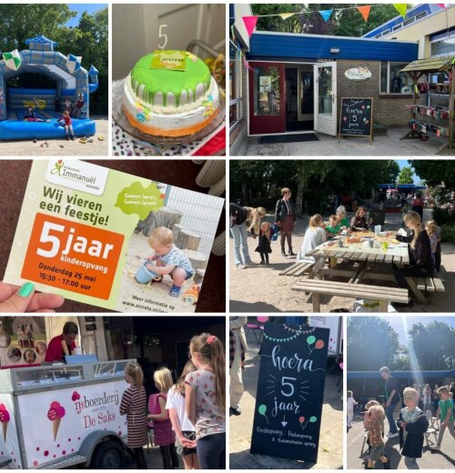 Kindcentrum Immanuël in Steenwijkerwold viert een feestje
