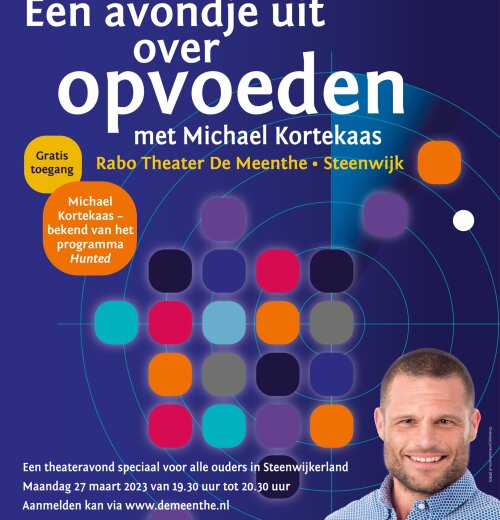 Uitnodiging voor een avondje uit over opvoeden