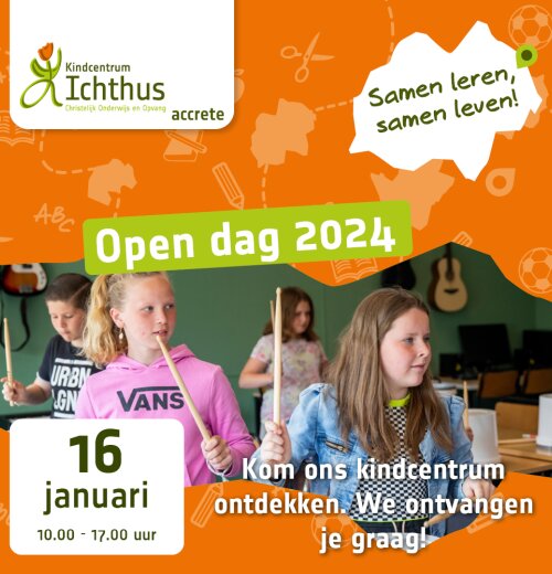 Open dag kindcentrum Ichthus