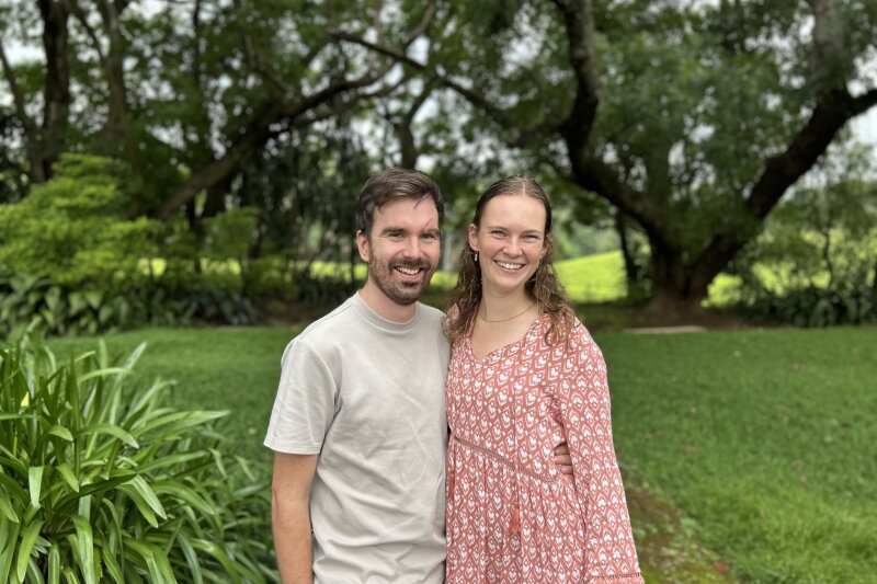 Jochem en Marit in Malawi